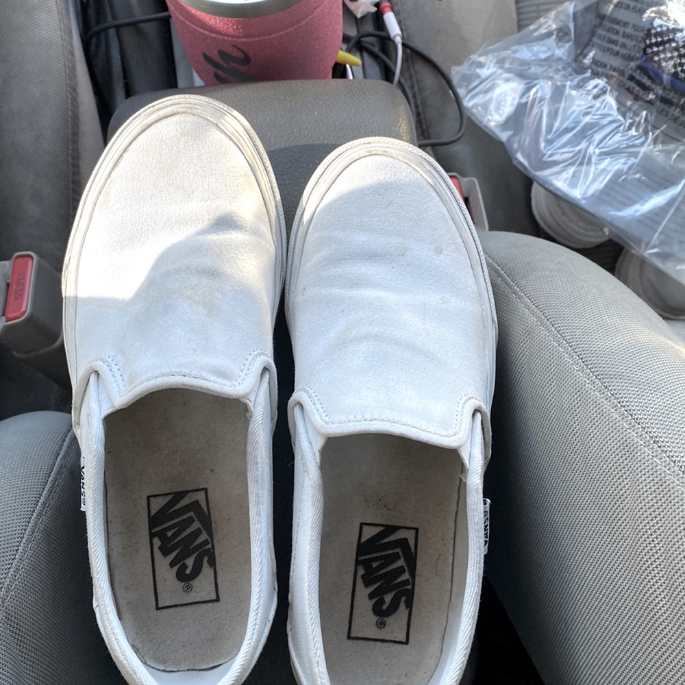 Size 7 white vans